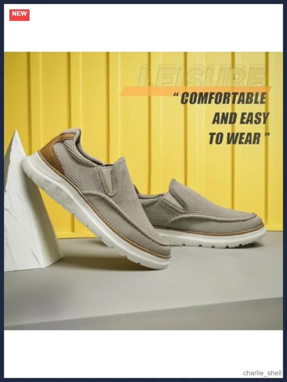 Mens Slip On Boat Shoes Mesh Casual Loafers Lightweight Soft Sole Oxfords